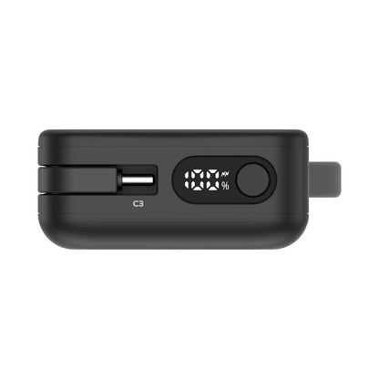 MOMAX 1-Power Vital+ Power Bank 10000mAh With 2 Built-In USB-C Cables