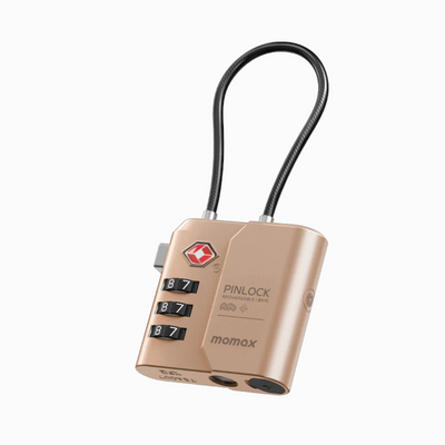 MOMAX PinLock Find My Locator with TSA Padlock