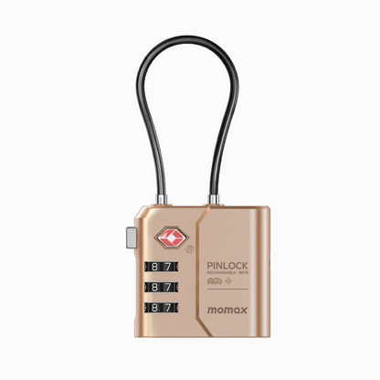 MOMAX PinLock Find My Locator with TSA Padlock