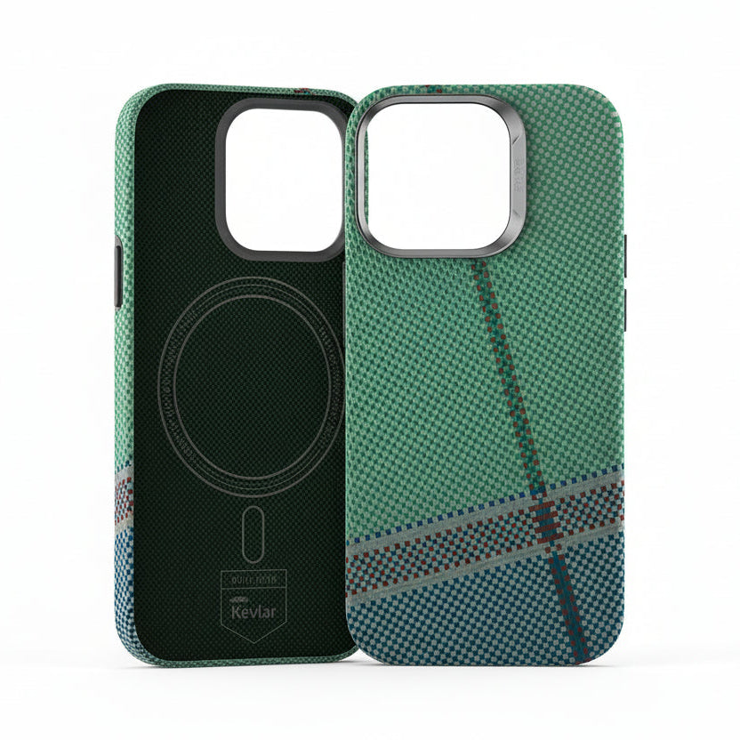 BENKS PassionGreen ArmorAir Case built with Kevlar® for iPhone 16 Pro Max