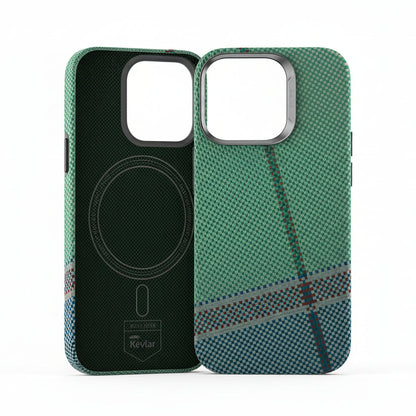 BENKS PassionGreen ArmorAir Case built with Kevlar® for iPhone 16 Pro Max